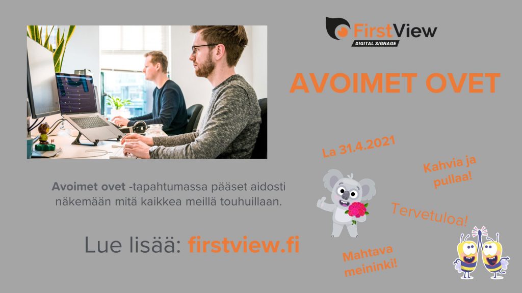 Infonäytöillä vähemmän on enemmän