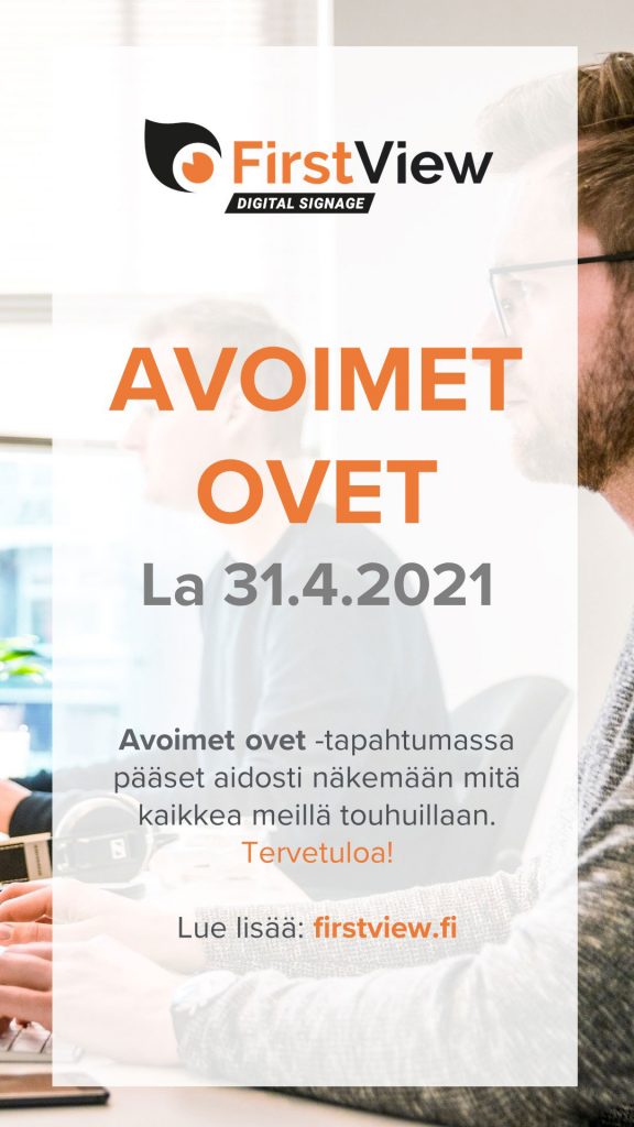 Lisää pystysuuntaiselle infonäytölle aina pystysisältöä