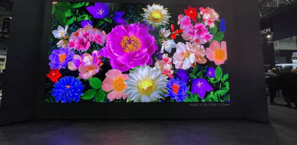 Micro led screen ise 2023