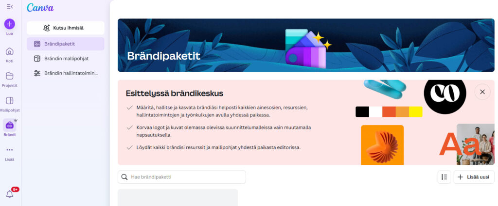 Canvan brändikeskus