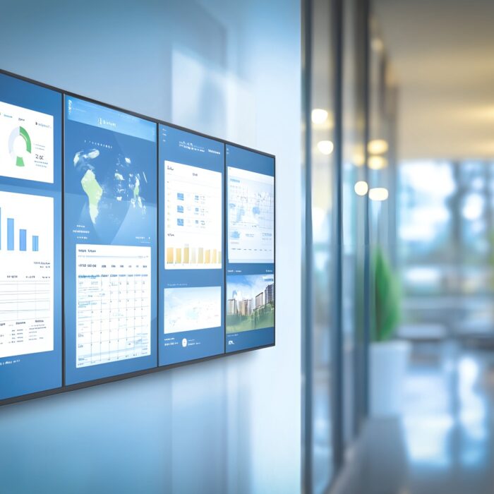 Data infonäytöllä