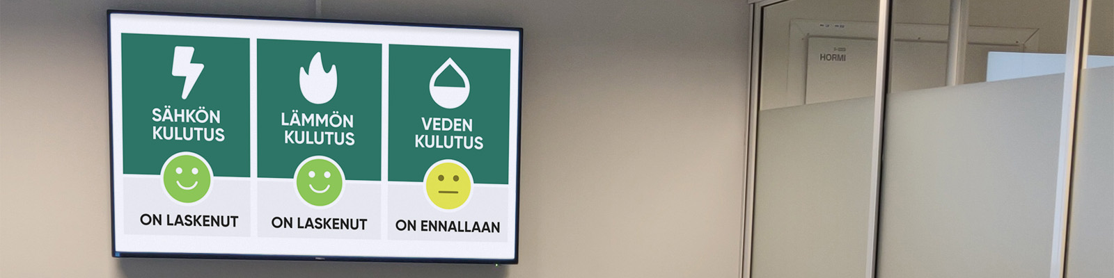 ESG infonäyttö vastuullisuusnäkymä