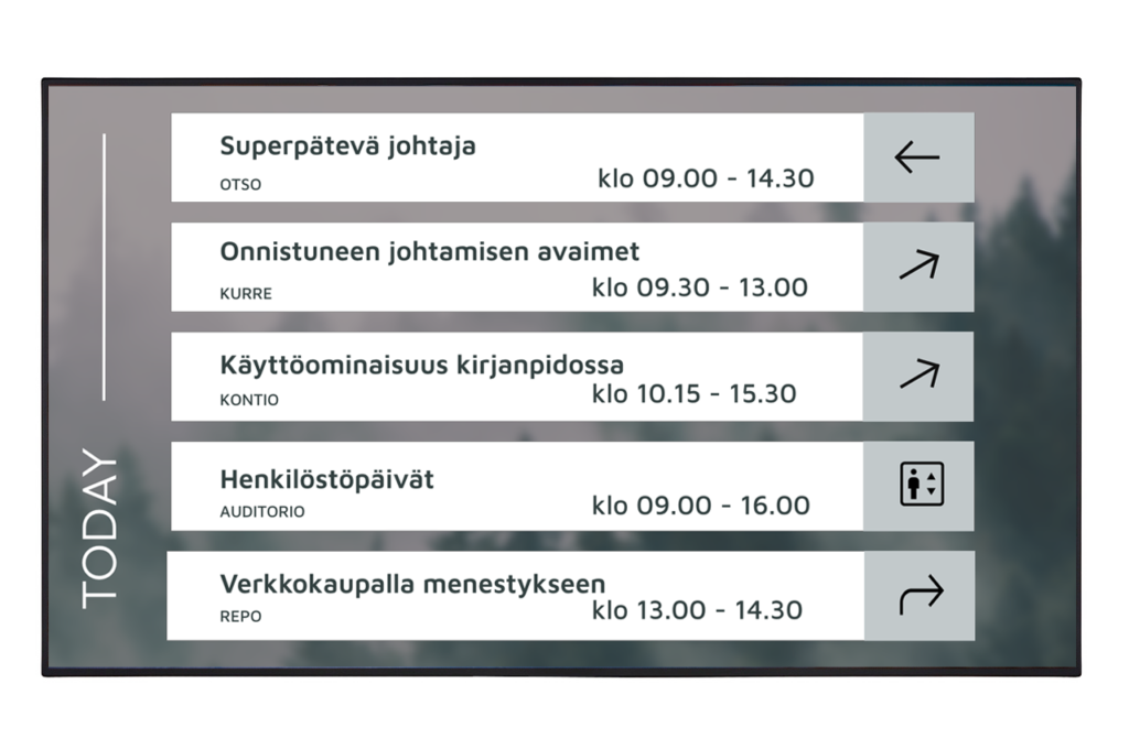 kokousten koontinäyttö